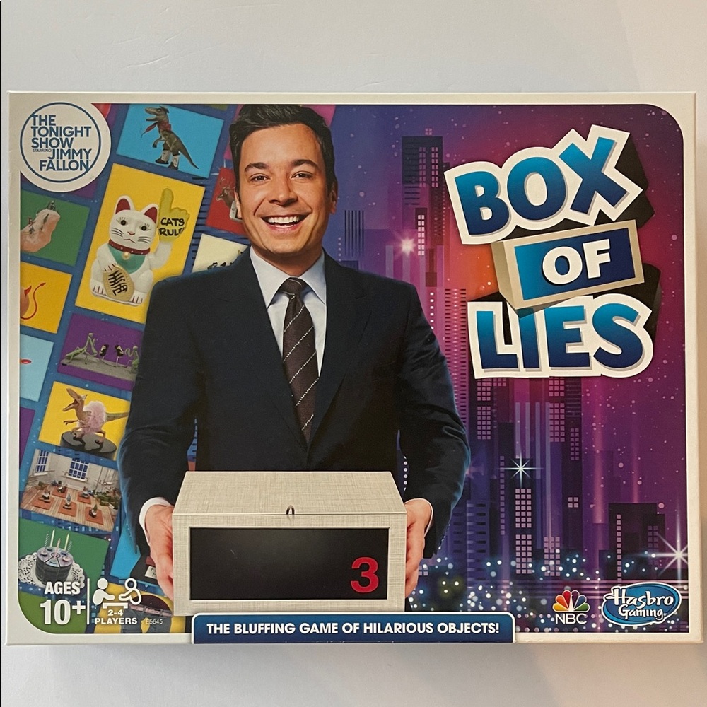Hasbro NBC Box of Lies Bluffing‎ Game
